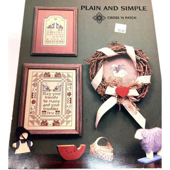 Cross N Patch "Plain And Simple" Alphabet Goose Sampler Pattern - Picture 3 of 4